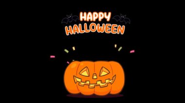 Cadılar Bayramı Balkabağı Hayaleti ile Cadılar Bayramı Mesajı