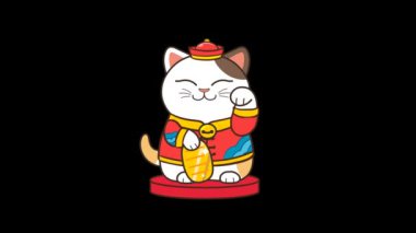 Canlandırılmış Şanslı Kedi Servet Getiriyor
