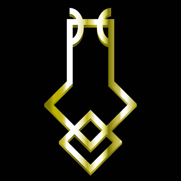 Logo Design Series - Grasshopper Simple Logo - Gold Edition