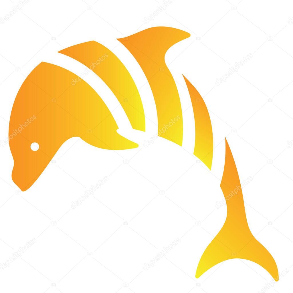 Logo Design Series - Jumping Dolphin