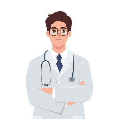 düz vektör çizimi beyaz arkaplanda izole edildi