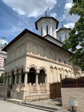 Bucharest, Romania, July 3, 2024: Colea Church (Romanian: Biserica Colea), Romanian Orthodox church. Dedicated to the Three Holy Hierarchs. clipart