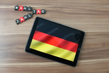 Ganserndorf, Avusturya - 19 Şubat 2025: Almanca sözcüklerin ayrıntıları: 