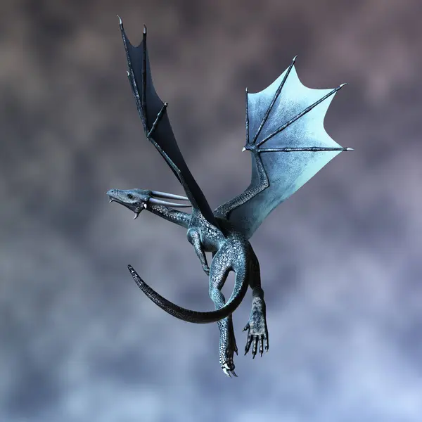 Рендеринг Летающего Дракона Одна Серий — стоковое фото