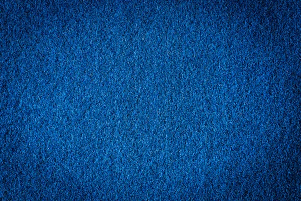 Blue Color Felt Textile Fabric Texture Background — Zdjęcie stockowe
