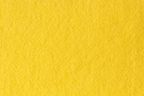 Cor Amarela Feltro Tecido Textura Fundo — Fotografia de Stock