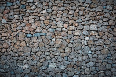 Duvar duvar taşlarının düzensiz desen doku arka plan ile.