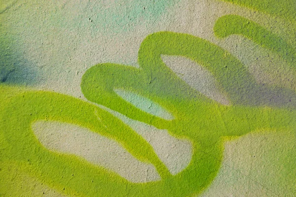 Fragmento Parede Gesso Velho Com Pintura Grafite Parte Arte Rua — Fotografia de Stock