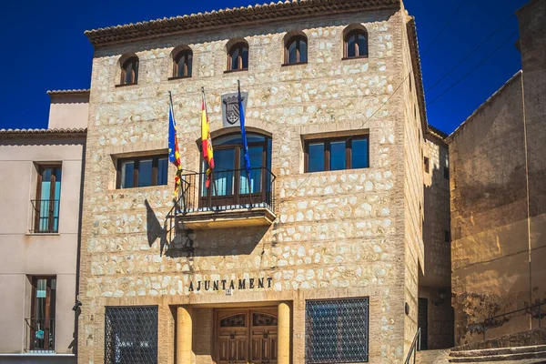 Finestrat Edificio Municipal Pequeño Pueblo Finestrat Casco Antiguo Provincia Alicante — Foto de Stock