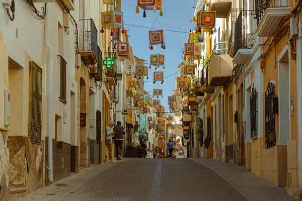 Finestrat Alicante Spain Березня 2023 Люди Насолоджуються Сонячним Днем Фінестраті — стокове фото