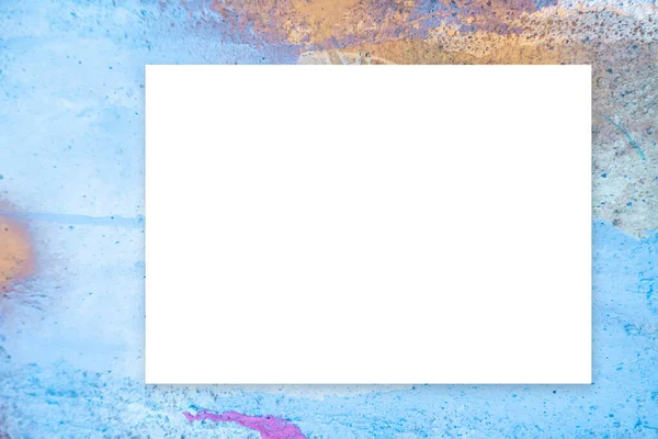 Нарисуй Пустая Белая Доска Рекламный Щит Реклама Общественная Информационная Доска — стоковое фото