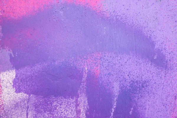 Purple Paint Strokes Smudges Pink Painted Wall Background Abstract Wall — Stock Photo, Image
