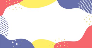 Stylish Wave Frame Geometrik Desenli Arkaplan ResmiComment