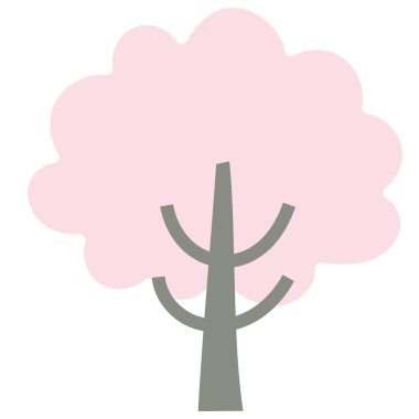 Basit kiraz ağacının klip sanatı