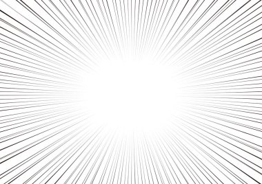 Siyah ve Beyaz Çizgi Film Biçimi Odaklanmış Çizgiler Arkaplan Web grafikleri