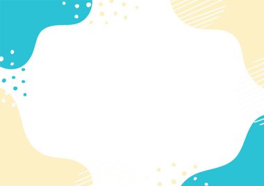 Stylish Wave Frame Geometrik Desenli Arkaplan ResmiComment