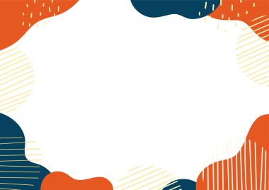 Stylish Wave Frame Geometrik Desenli Arkaplan ResmiComment