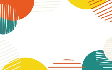 Stylish Wave Frame Geometrik Desenli Arkaplan ResmiComment