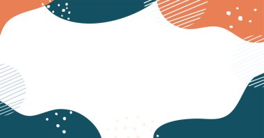 Stylish Wave Frame Geometrik Desenli Arkaplan ResmiComment