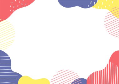 Stylish Wave Frame Geometrik Desenli Arkaplan ResmiComment