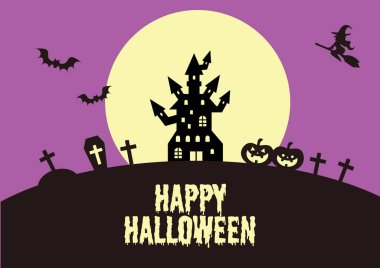 Cadılar Bayramı Şatosuyla Arkaplan Resimleri