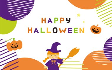 Pop Halloween 'in Clip Art Arkaplanı