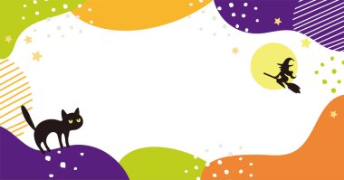 Pop Halloween resmi ile çerçeve