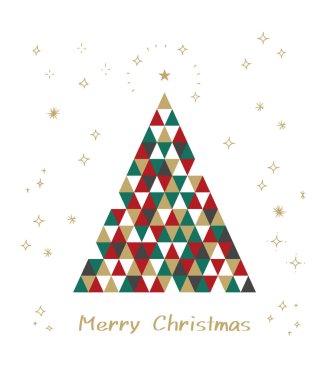 Moda Noel ağacının klip sanatı