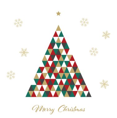 Moda Noel ağacının klip sanatı