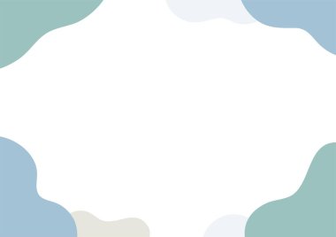 Kış Resmi El Boyalı Çerçeve Arkaplanı Web grafikleri