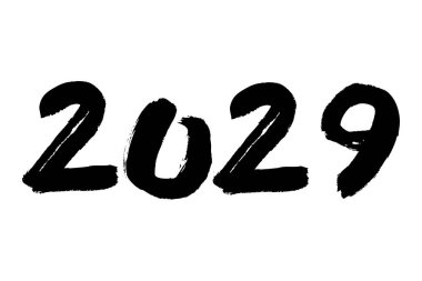 2029 el yazısıyla fırça darbesi.