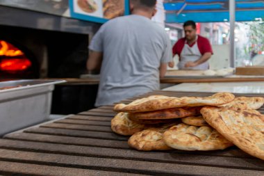 İstanbul 'da Türk ekmeği. Konsept hazırlanıyor.