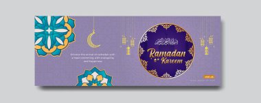 Ramazan Kareem Banner Facebook Kapak Tasarımı Şablonu