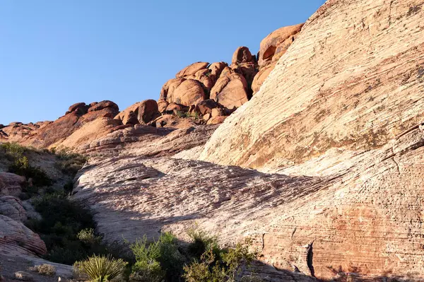 Calico Tankları Red Rock Canyon Eyalet Parkı Nevada 'da takip koşulları