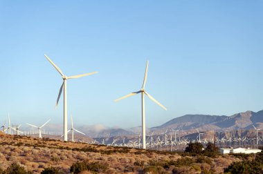 Rüzgar türbini çiftliği, Palm Springs, California