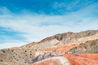 Mead Nevada Gölü yakınlarındaki çöl manzarası