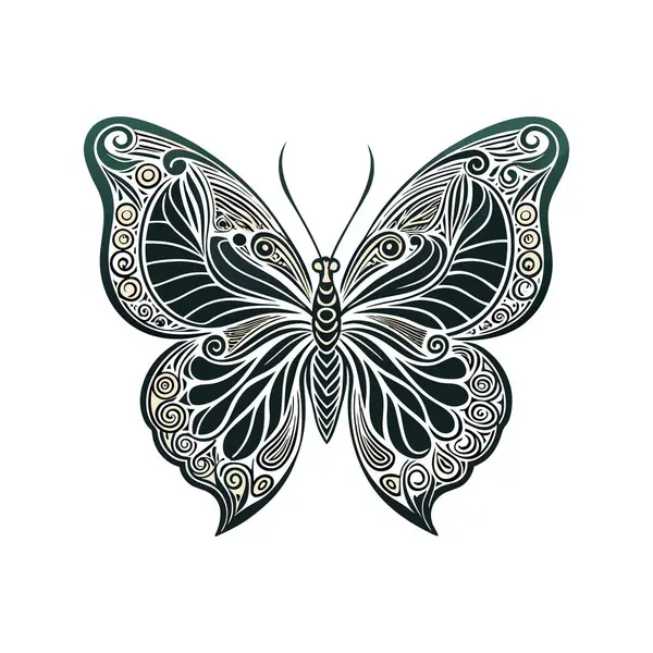 Siluetteki Zarif Kelebek Fısıltıları