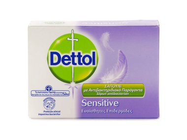 BuCHARest, Roma - 22 Mart 2019. Dettol Anti Bakteriyel Hassas Çubuk Sabunu