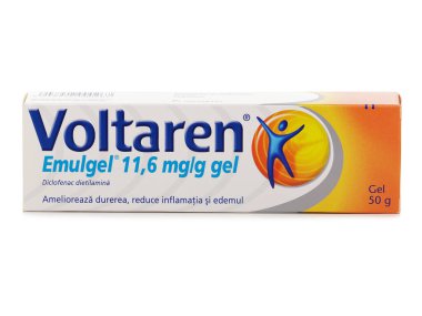 BUCHARest, Roma AĞUSTOS 1, 2019. Voltaren Emulgel Novartis tarafından yapıldı.