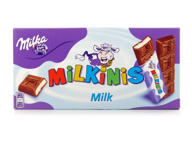 BUCHARest, Roma 18 Temmuz, 2019. Sütlü sütlü çikolata, kremalı.