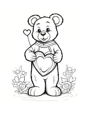 Renkli Küçük Ayı ve Sevgililer Günü