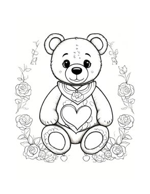 Renkli Küçük Ayı ve Sevgililer Günü