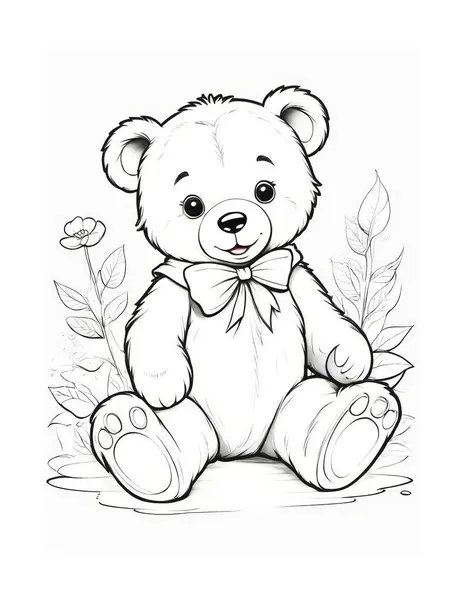 Sevgililer Günü için küçük bir ayıyı boyuyorum