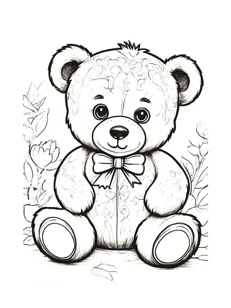 Sevgililer Günü için küçük bir ayıyı boyuyorum