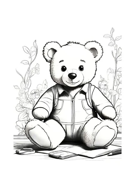 Sevgililer Günü için küçük bir ayıyı boyuyorum