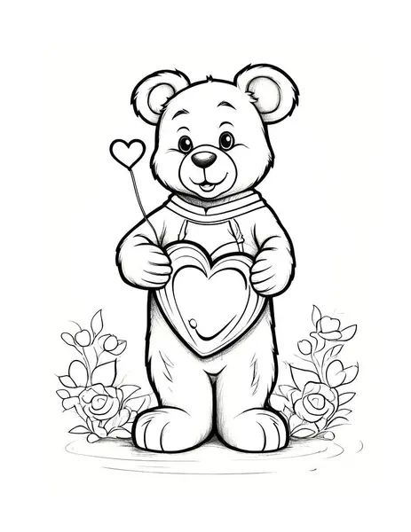 Renkli Küçük Ayı ve Sevgililer Günü