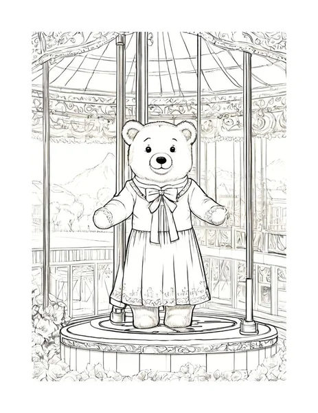 Atlıkarıncanın boyama sayfası