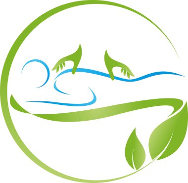 Ortopedi, fizik tedavi, masaj, kiropraktör, geçmiş, logo.