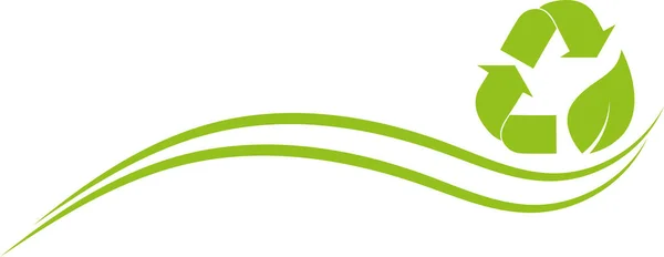 Recycling Pfeile Recycling Logo Recycling Hintergrund — Stockvektor
