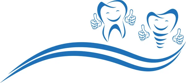 Zubař Zubař Zubní Péče Zázemí Royalty Free Stock Vektory
